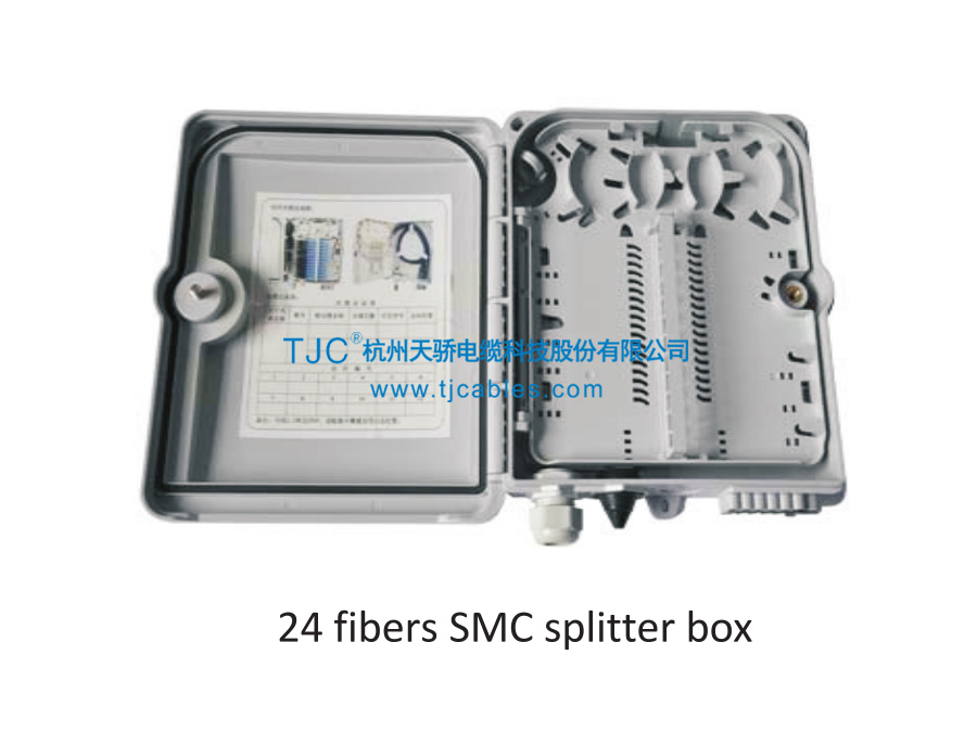 Fibers-optic splitter box